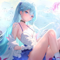 This is a pixiv picture whose title is Ocean.