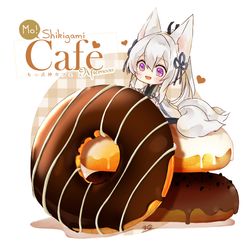 This is a pixiv picture whose title is もっ式神カフェ.