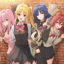 This is a pixiv picture whose title is 結束バンドの皆さん.