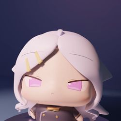 This is a pixiv picture whose title is ヒナ3Dモデル作りました！.