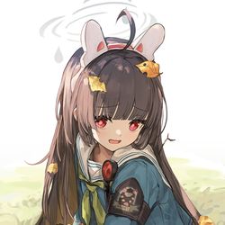 This is a pixiv picture whose title is 霞沢ミユ.