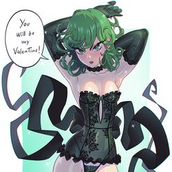 This is a pixiv picture whose title is Tatsumaki's Valentines.