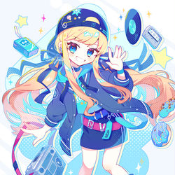 This is a pixiv picture whose title is 音ギャル.