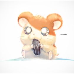 This is a pixiv picture whose title is ハム太郎.