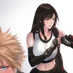 This is a pixiv picture whose title is "Everything she does is cute.".