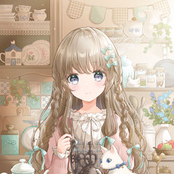 This is a pixiv picture whose title is のんびりコーヒータイム.