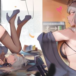 This is a pixiv picture whose title is 月见草.