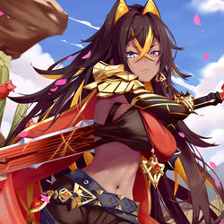 This is a pixiv picture whose title is 原神 迪希雅.