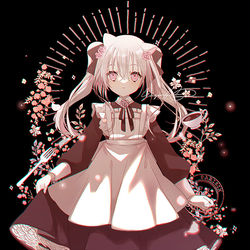 This is a pixiv picture whose title is 子猫メイド.