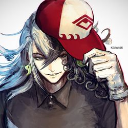 This is a pixiv picture whose title is 蘆屋道満（パワーショット）.