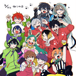 This is a pixiv picture whose title is 猫の日🐱🐾.