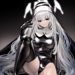 This is a pixiv picture whose title is 先生、これが私の覚悟です。.