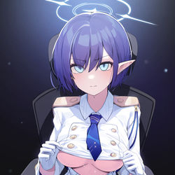 This is a pixiv picture whose title is アオイ.