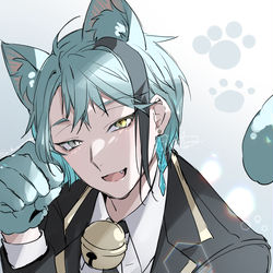 This is a pixiv picture whose title is にゃ～.