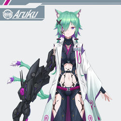 This is a pixiv picture whose title is ■ あるく　LIVE2D用イラスト＆デザイン.