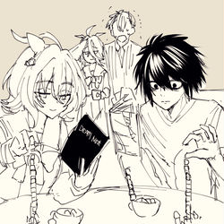 This is a pixiv picture whose title is 甘党.
