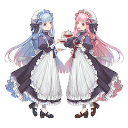 This is a pixiv picture whose title is キャクテル琴葉姉妹.