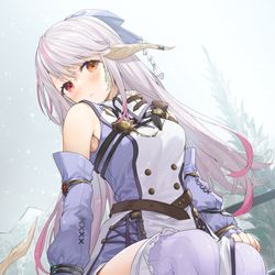 This is a pixiv picture whose title is 雪模様.