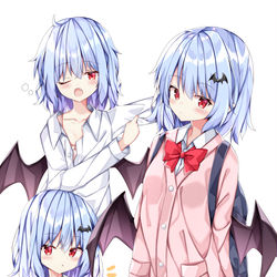 This is a pixiv picture whose title is 制服レミリアお嬢様.