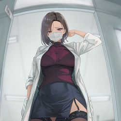 This is a pixiv picture whose title is やさぐれ保健医#2.