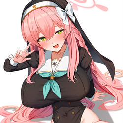 This is a pixiv picture whose title is シスターハナコ.