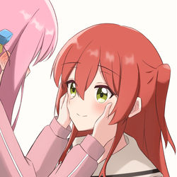 This is a pixiv picture whose title is 喜多ちゃんの可愛さを模索してたらぼ喜多になりました（？）.