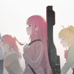 This is a pixiv picture whose title is ぼっち・ざ・ろっく.