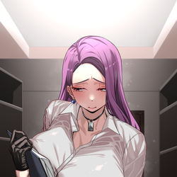 This is a pixiv picture whose title is 알파와.