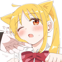 This is a pixiv picture whose title is ねこ耳虹夏ちゃんは天使カワイイ.