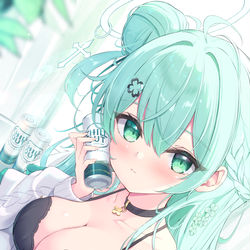 This is a pixiv picture whose title is CHILL TIME🍀.