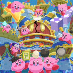 This is a pixiv picture whose title is 星のカービィWiiデラックス発売おめでとう！！！！！！.