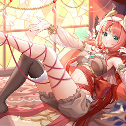 This is a pixiv picture whose title is 妮露窗边的舞蹈♥.