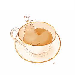 This is a pixiv picture whose title is ロイヤルミルクティー.