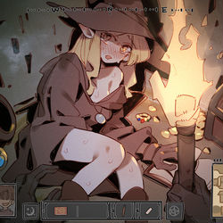 This is a pixiv picture whose title is Dark and Darker... 💀.