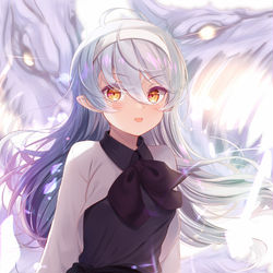 This is a pixiv picture whose title is ちょこっと魔族っ娘2.