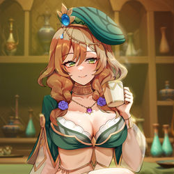 This is a pixiv picture whose title is Lisa.