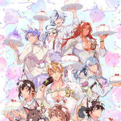 This is a pixiv picture whose title is 1周年！.