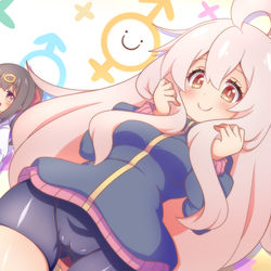 This is a pixiv picture whose title is おにまい.