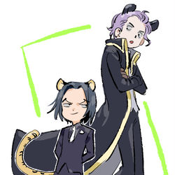 This is a pixiv picture whose title is op lucci, spandam 106.