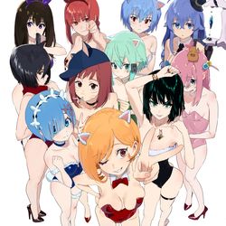 This is a pixiv picture whose title is My favorite girls in suits ❤️.