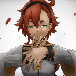 This is a pixiv picture whose title is 12話.