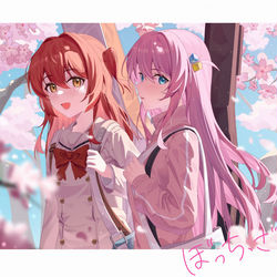 This is a pixiv picture whose title is “ 今日もアルバイトですね ”.