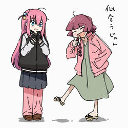 This is a pixiv picture whose title is ぼっちざろっく.