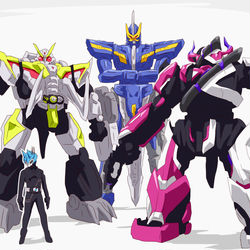 This is a pixiv picture whose title is ギーツ(＆戦隊)まとめ25.