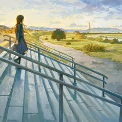 This is a pixiv picture whose title is ４時.