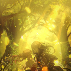 This is a pixiv picture whose title is 𝔐𝔲𝔰𝔦𝔠𝔞𝔩.