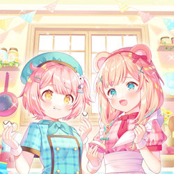 This is a pixiv picture whose title is 【お仕事】バレンタインボイス動画イラスト.