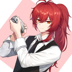 This is a pixiv picture whose title is ディルックさん.