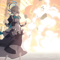 This is a pixiv picture whose title is 先生、見てますか？ピースピース.