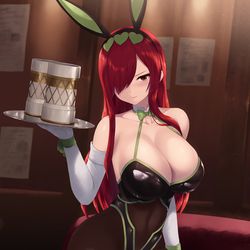 This is a pixiv picture whose title is バニーエルザ.